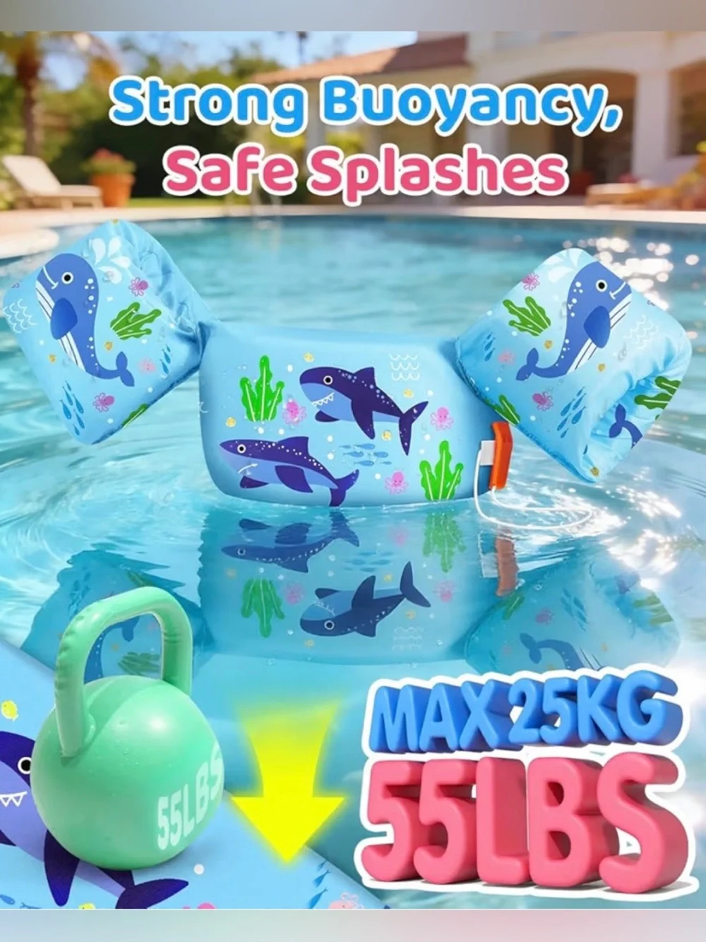 Swim Vest for Kids, Toddler Pool Floaties
